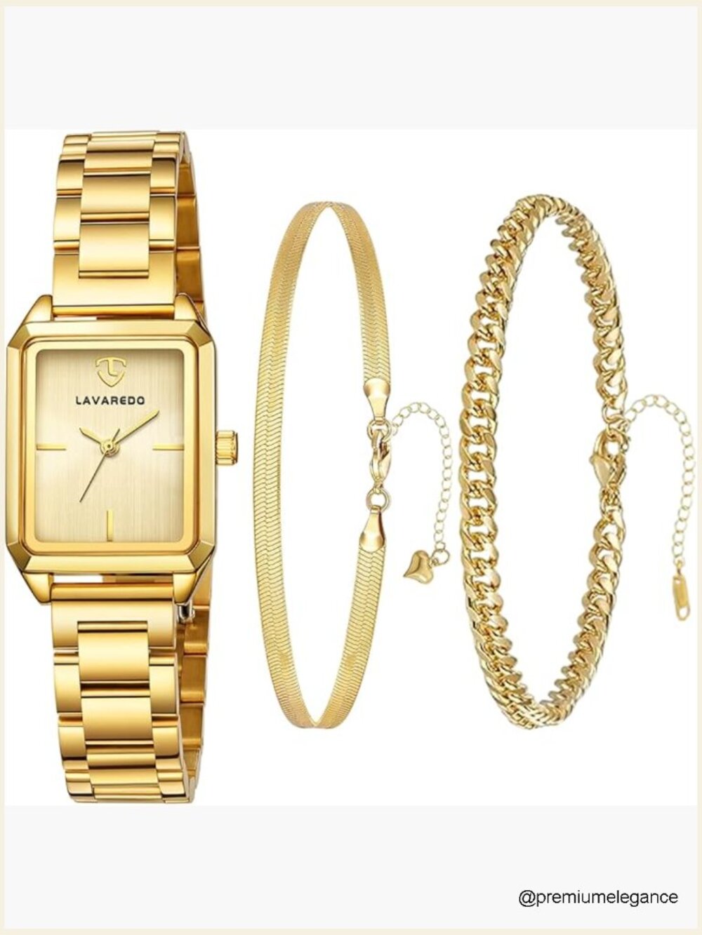 Gold Watch for Women with Japanese Quartz Movement, Daily Waterproof Wrist Watch